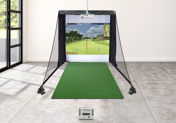 FlightScope Mevo+ Premium Golf Simulator Package
