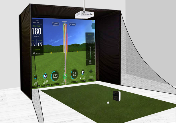 PerfectBay™ Golf Simulator Screen Enclosure