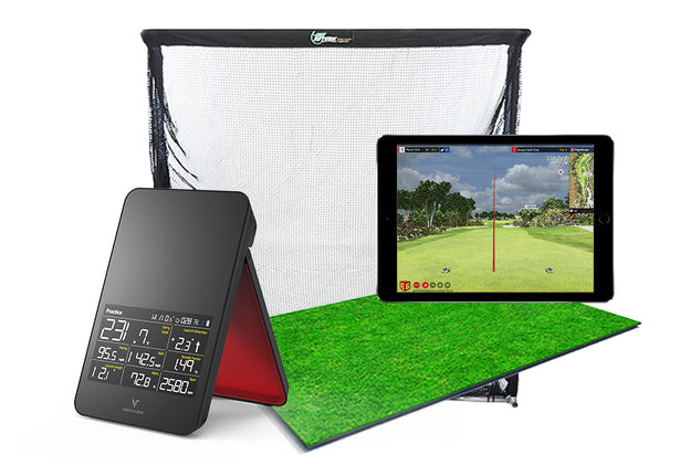 Swing Caddie SC4 Home Golf Simulator Package