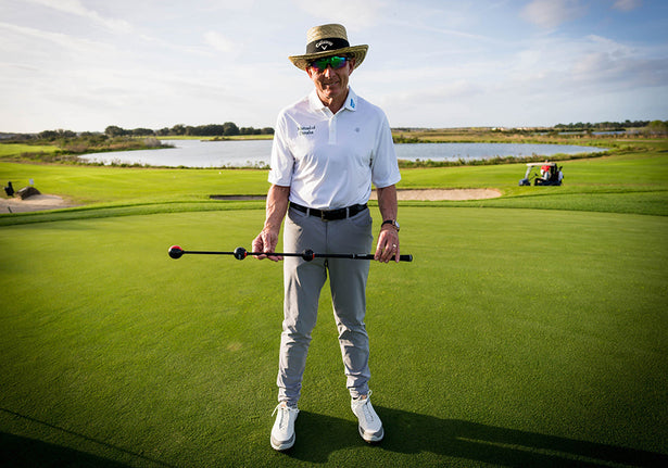 Top Training Aids Bundle by David Leadbetter: The Straightaway, SwingSetter and AIMSTICK + Training Grip