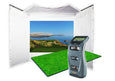Bushnell Launch Pro Retractable Screen Golf Simulator Package