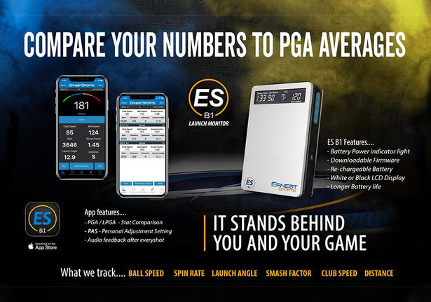 Ernest Sports ESB1 Golf Launch Monitor