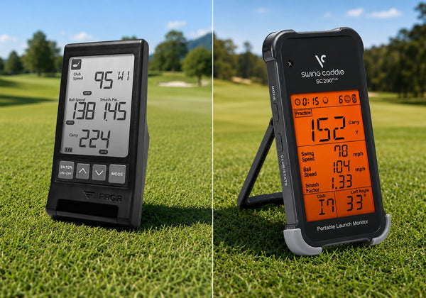PRGR vs Swing Caddie SC200 Plus: Which Budget Launch Monitor Is Right for You?
