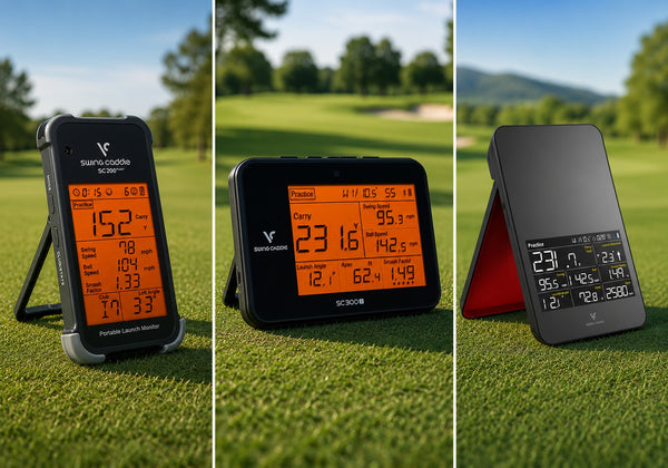 Swing Caddie Launch Monitor Comparison: SC200 Plus vs SC300i vs SC4 PRO