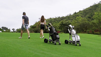 Auto-Follow Golf Caddies Explained: UWB vs AI Vision Follow Technology