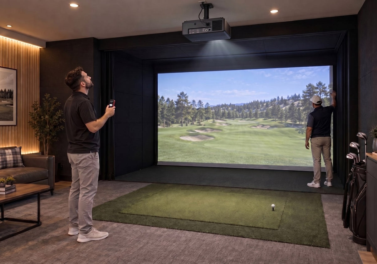 How to Set Up a BenQ Golf Simulator Projector: Mounting, Auto Screen Fit and 4:3 Screens