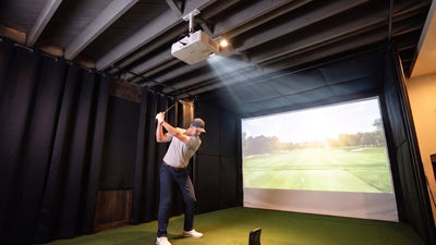 Low Ceiling Golf Simulator Builds for 8 and 9 Foot Rooms