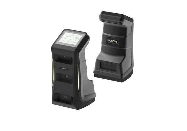 NVISAGE NEO-E Launch Monitor Front and Back View