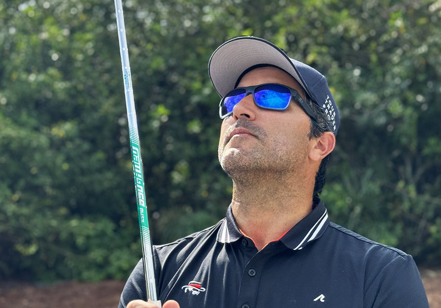 bandon sunglasses golf training aid blue lifestyle