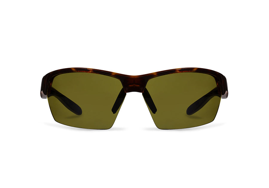 bel air sunglasses golf training aid brown front