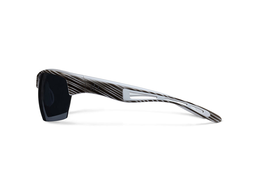 bel air sunglasses golf training aid gray side