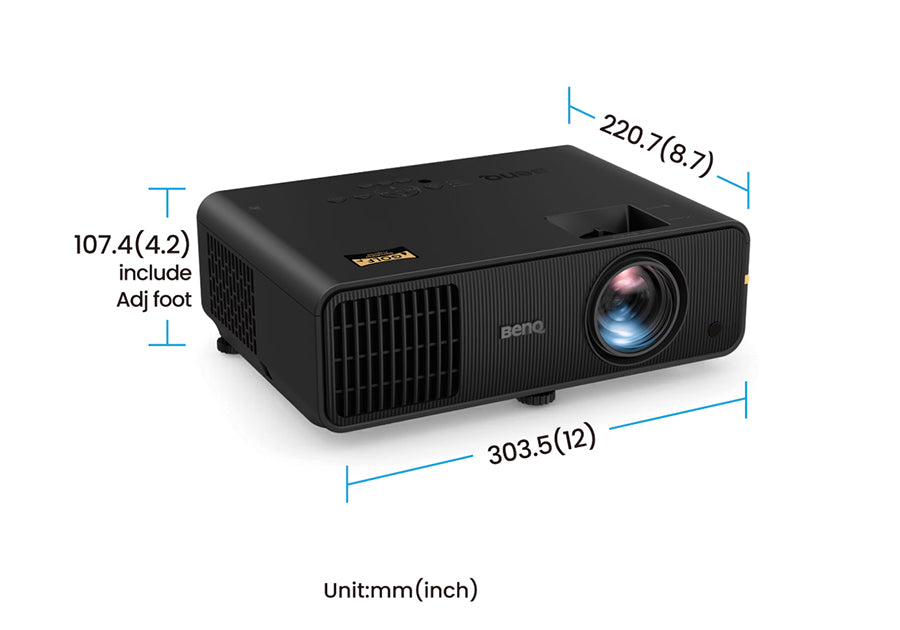 BenQ AH30ST 3000-Lumen 1080p LED Short Throw Golf Simulator Projector - With Projector