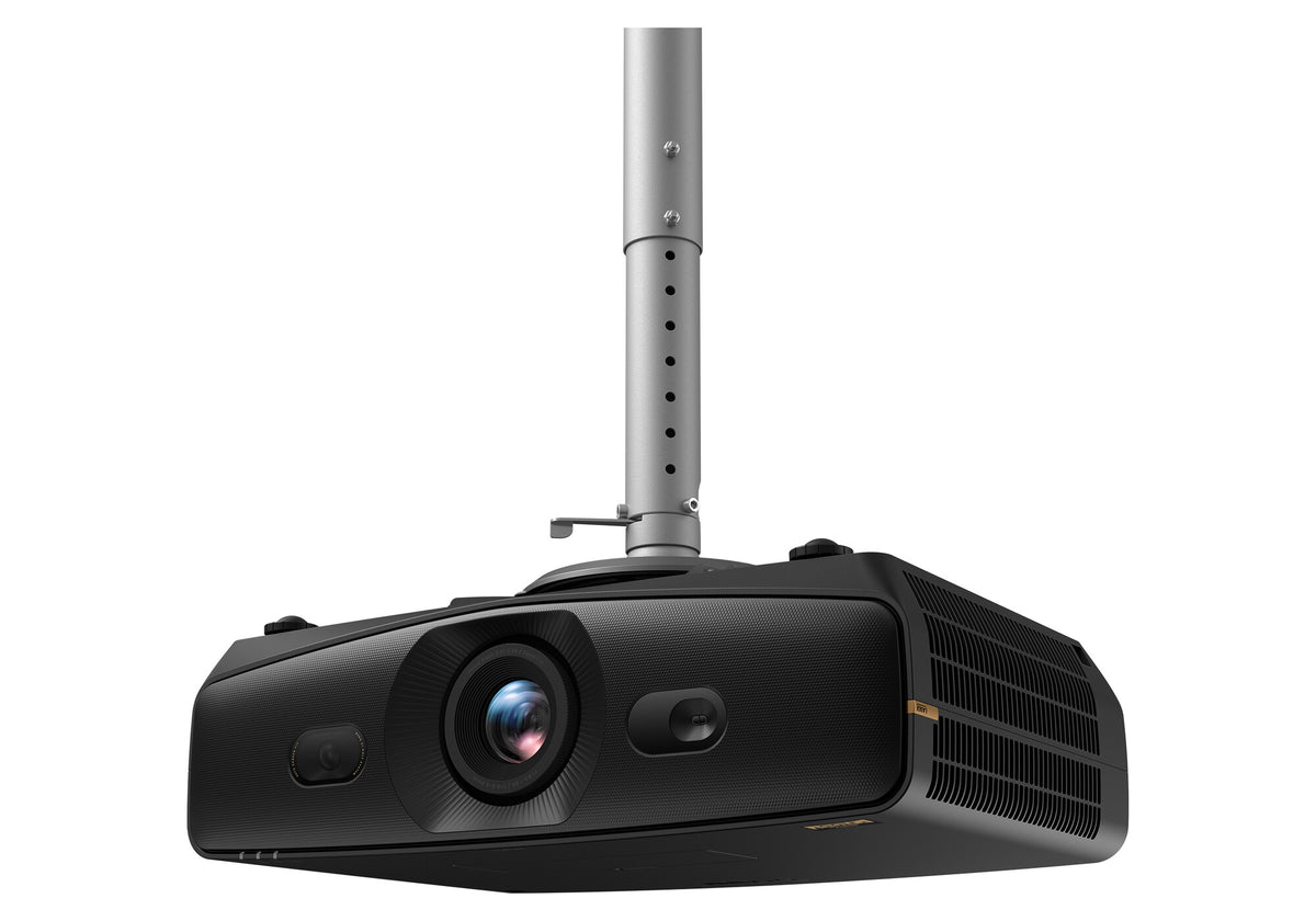 BenQ AK900ST golf simulator projector on a ceiling mount