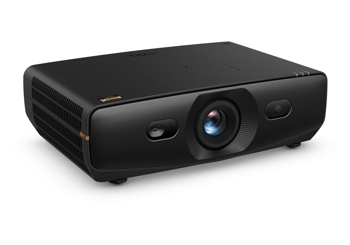 BenQ AK900ST golf simulator projector, right three quarter view