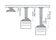 BenQ CM00G3 Short Throw Projector Ceiling Mount