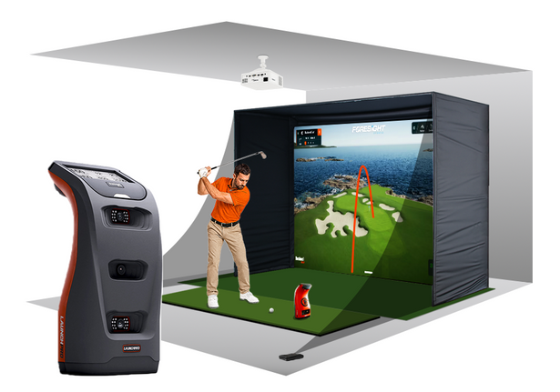 Bushnell Launch Pro Circle B Edition All-In-One Golf Simulator