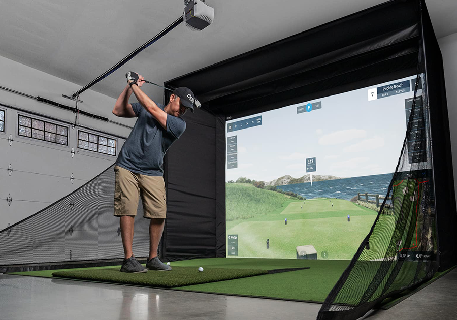 Carl's Place DIY Home Golf Simulator Kit with Impact Screen