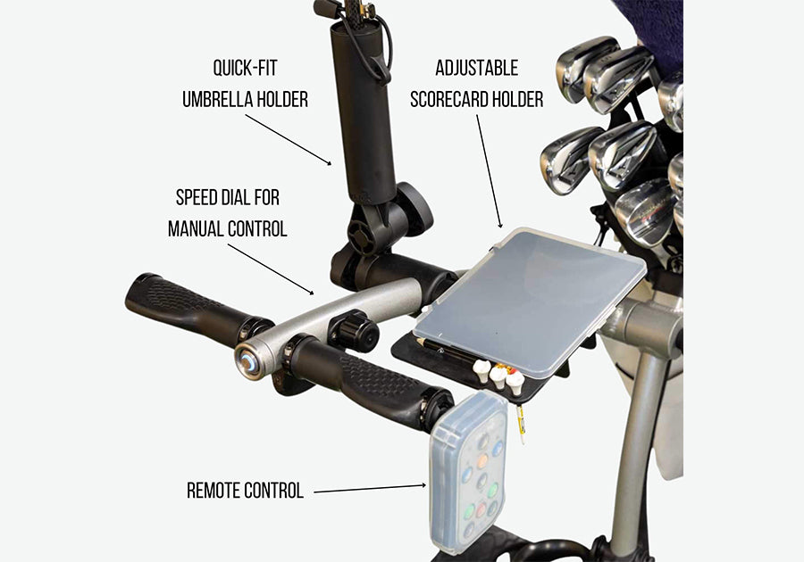 Cart Tek 1500 V3 Lithium Remote Control Golf Caddy - Accessories