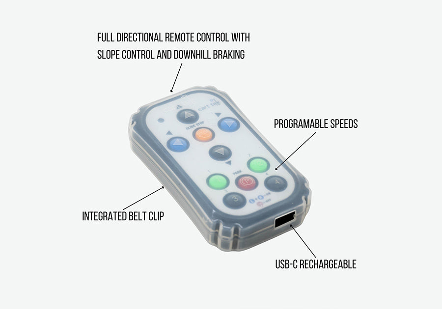 Cart Tek 1500 V3 Lithium Remote Control Golf Caddy - Image 9