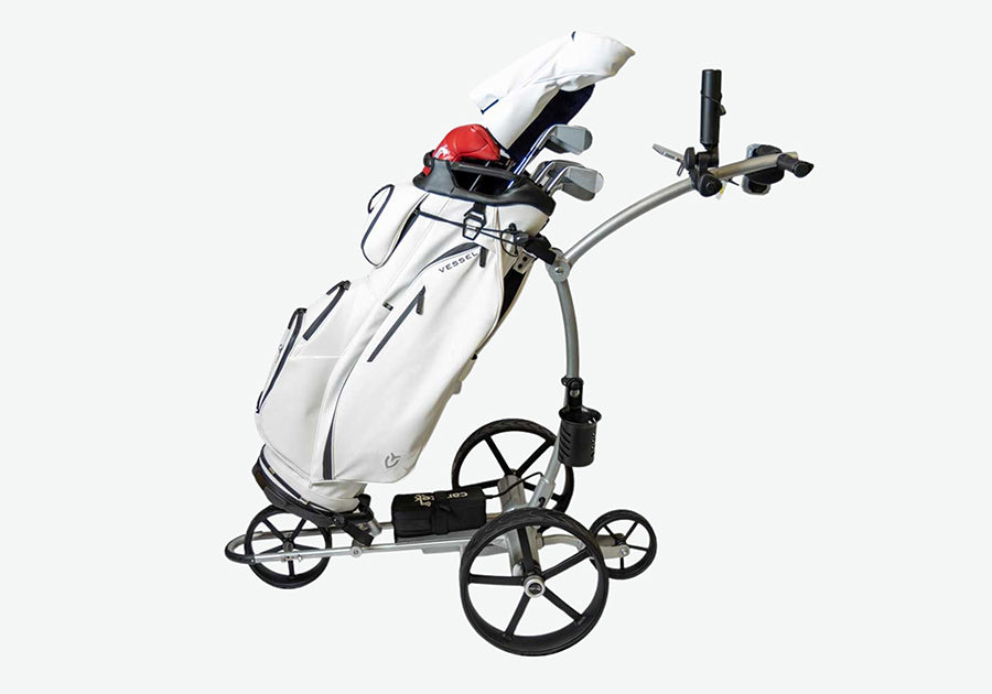 Cart Tek 1500 V3 Lithium Remote Control Golf Caddy - Side View