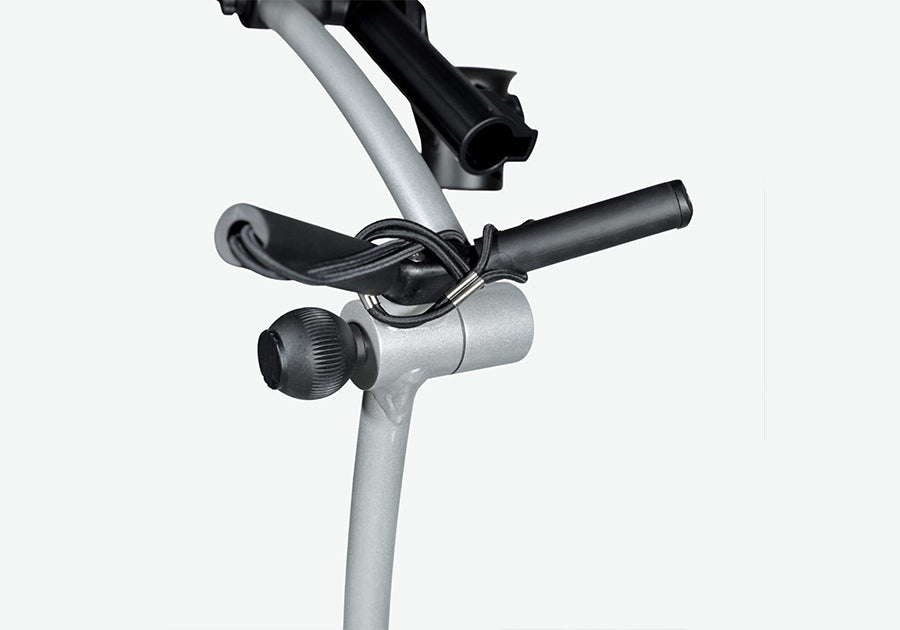 carttek gri 975li lithium electric golf caddy silver bag rest