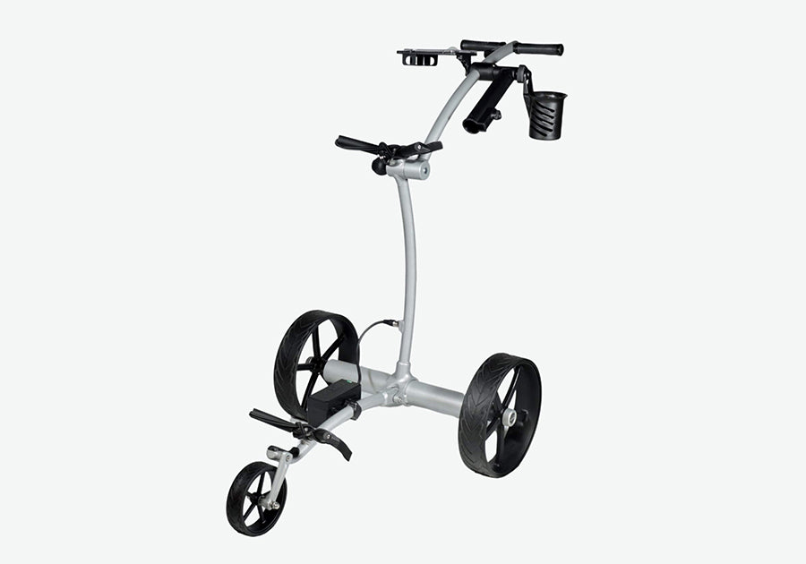 carttek gri 975li lithium electric golf caddy silver