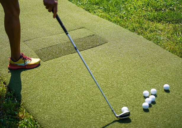 Real Feel Country Club CenterStrike Golf Mat - Outdoor Use