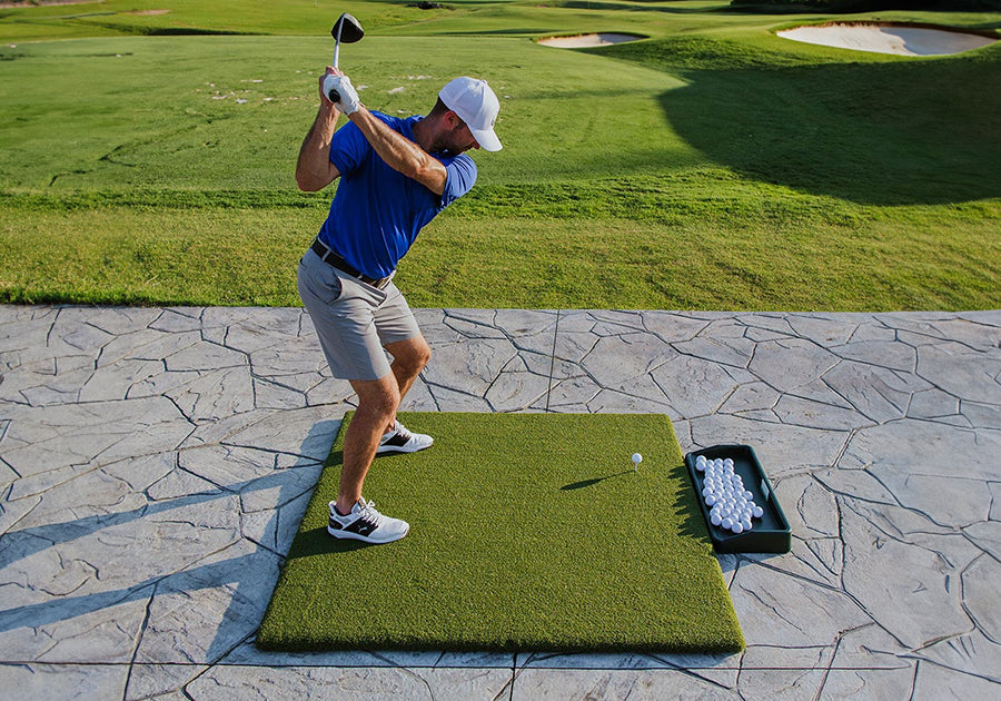 country club elite golf mat by real feel golf mats 5x5