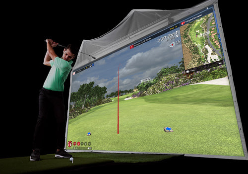 Garmin Approach R50 Retractable Screen Golf Simulator Package – Top ...