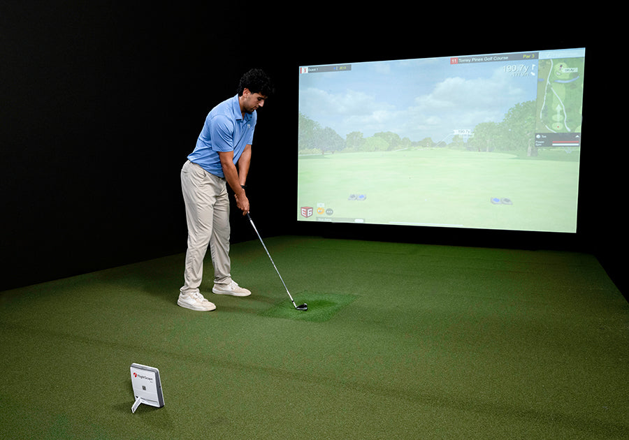 FlightScope Mevo Gen2 Launch Monitor - Simulator View