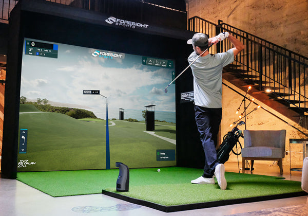 foresight sports gc3 birdie golf simulator package