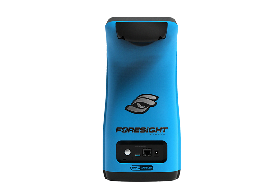 foresight sports gc3s golf launch monitor back