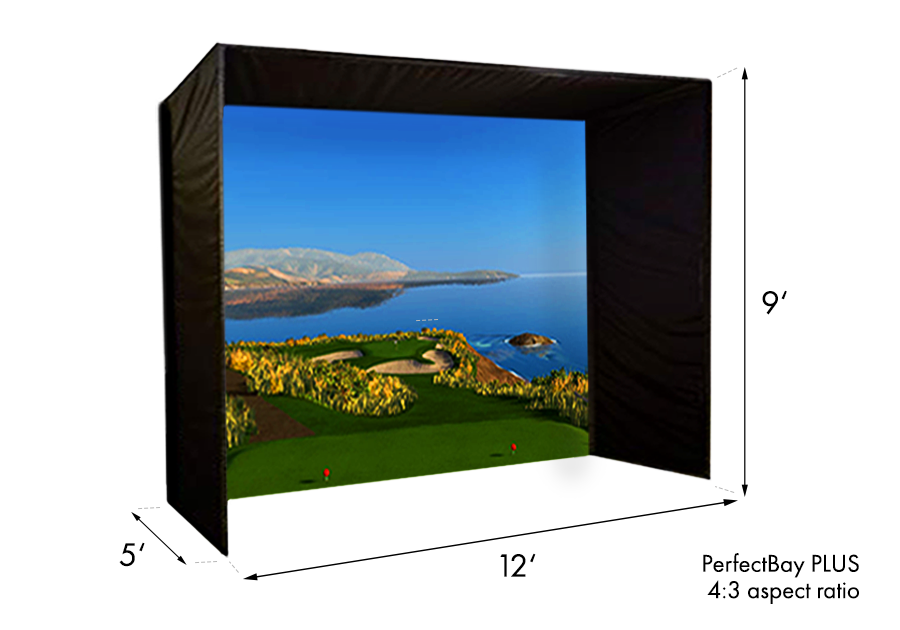 Foresight Sports GC3 PerfectBay Golf Simulator Package - Dimensions