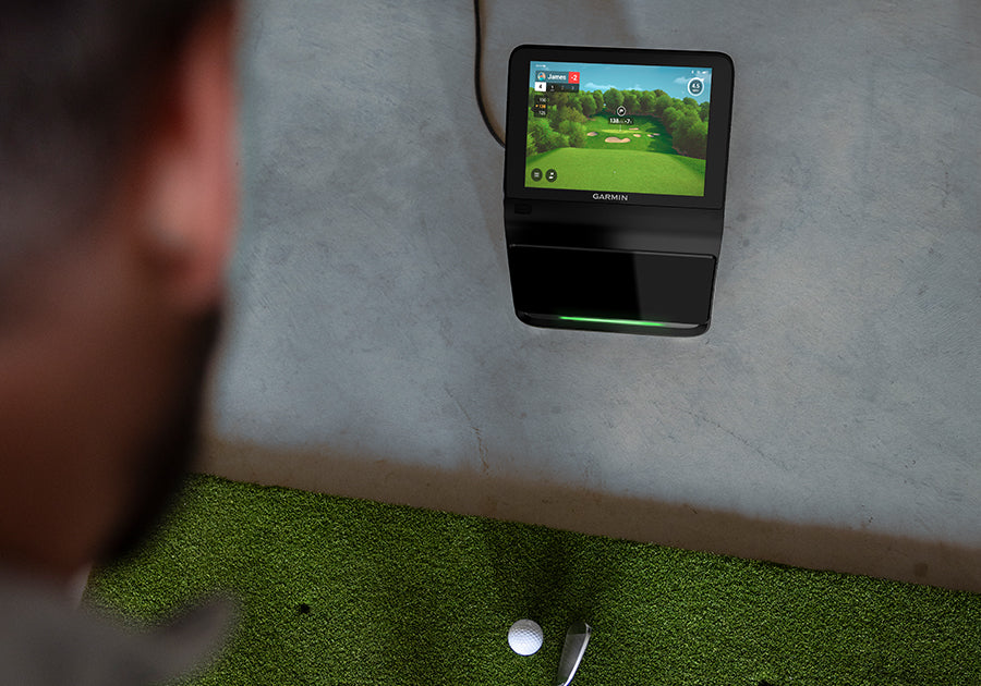 Garmin Approach R50 Launch Monitor and Golf Simulator - Simulator Setup