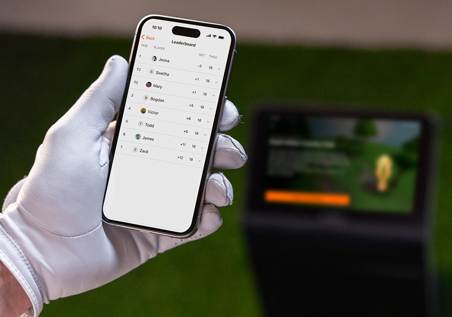 Garmin Approach R50 Launch Monitor and Golf Simulator - Simulator Setup