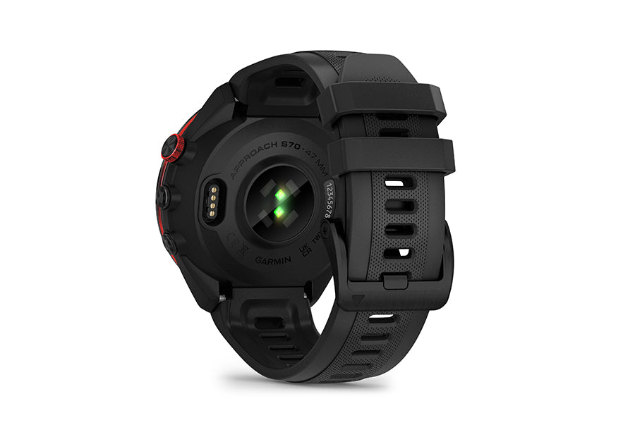 garmin approach s70 golf watch back