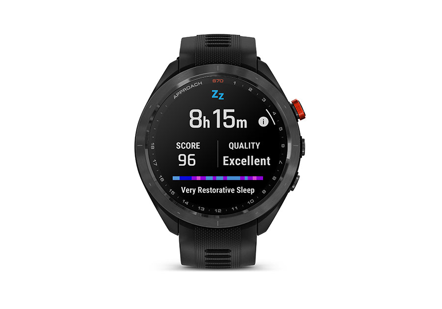 garmin approach s70 golf watch sleep score