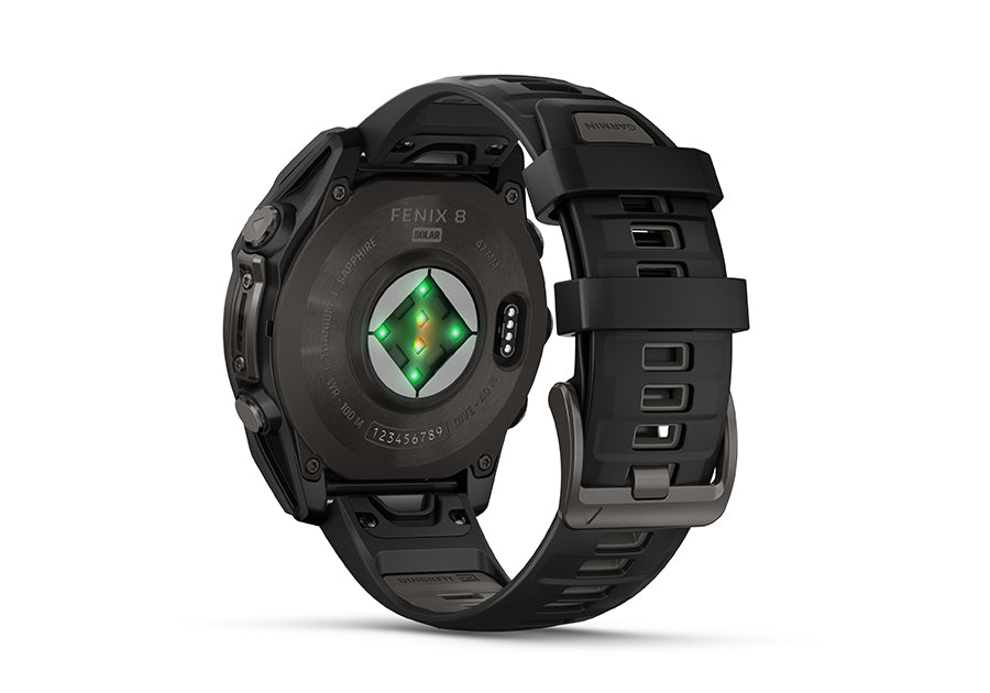 garmin fenix 8 golf watch back