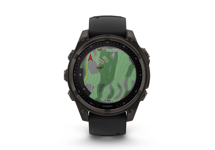 garmin fenix 8 golf watch front
