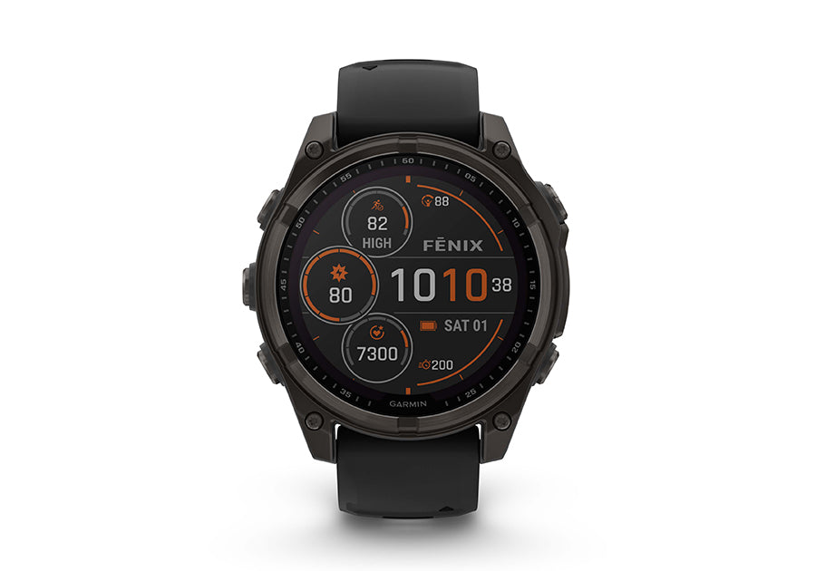 garmin fenix 8 golf watch stats