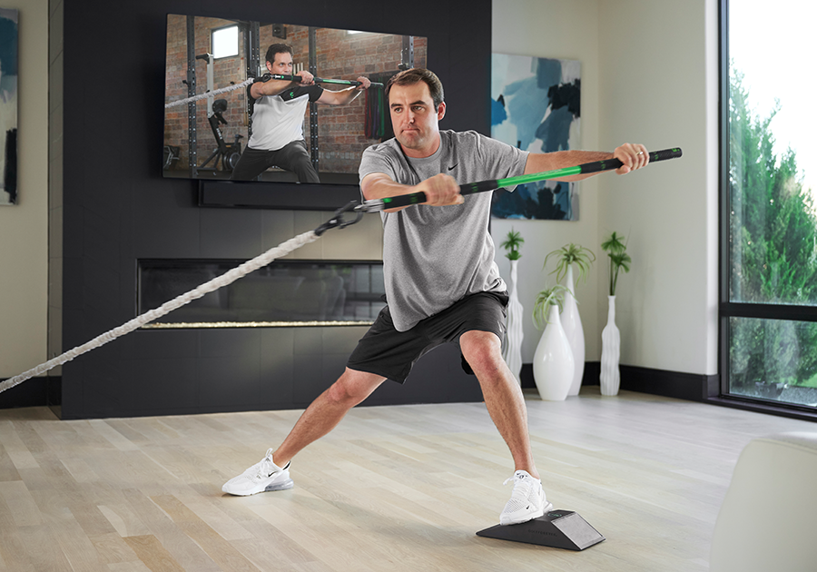 golfforever swing trainer golf fitness training aid scottie scheffler home training