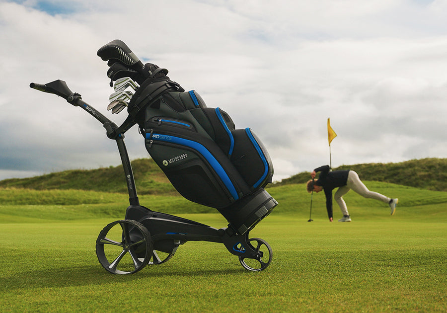 motocaddy m5 gps dhc lithium remote electric caddy lifestyle