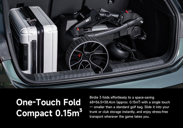 NAVEE Birdie 3/3X Follow Golf Caddy