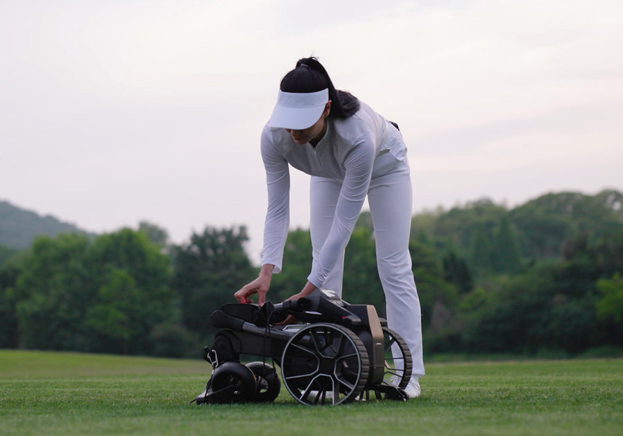 navee lithium remote electric golf caddy lifestyle features