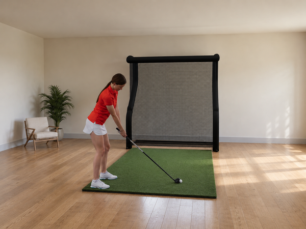 Net golf simulator