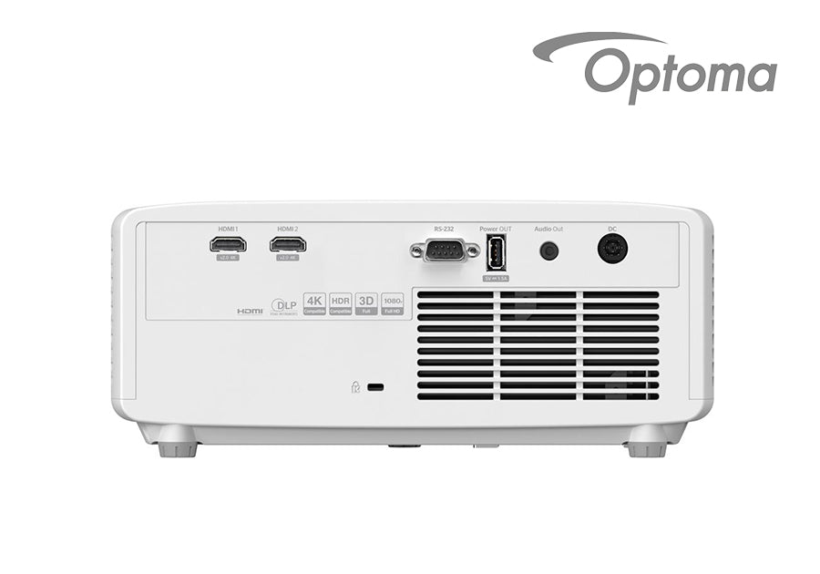 Optoma GT2000HDR Short Throw Golf Simulator Projector - Back View