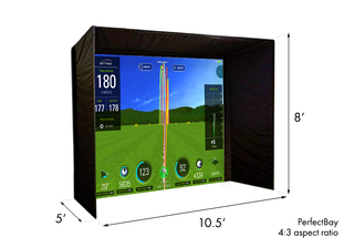 PerfectBay™ Golf Simulator Screen Enclosure - Dimensions