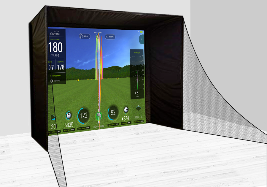 PerfectBay Golf Simulator Enclosure
