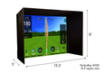 PerfectBay™ WIDE Golf Simulator Screen Enclosure