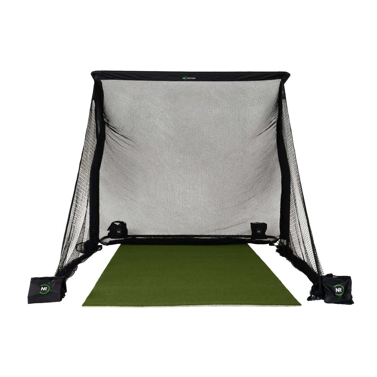 The Net Return Pro Large Golf Package with the Pro 10 net, front view